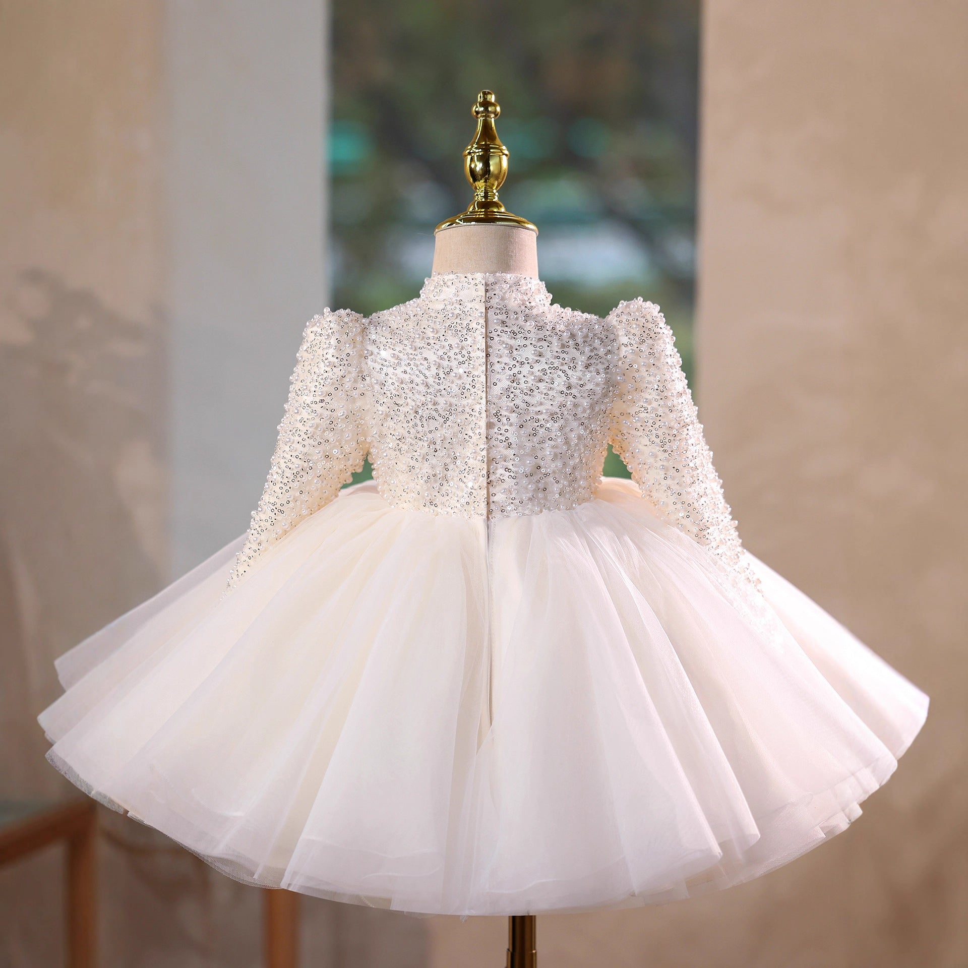 Robe de première communion pour fille, robe de baptême princesse pour fille, robes de demoiselle d'honneur
