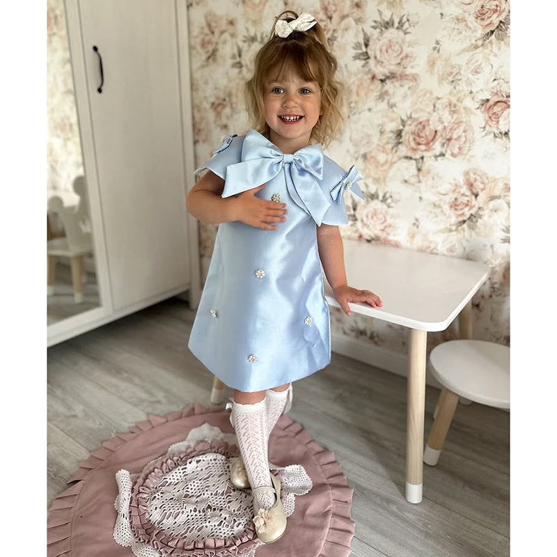 Robe de Perles Mignonne pour Bébé Fille Robe de Concours de Beauté Robes de Première Communion pour Tout-petits