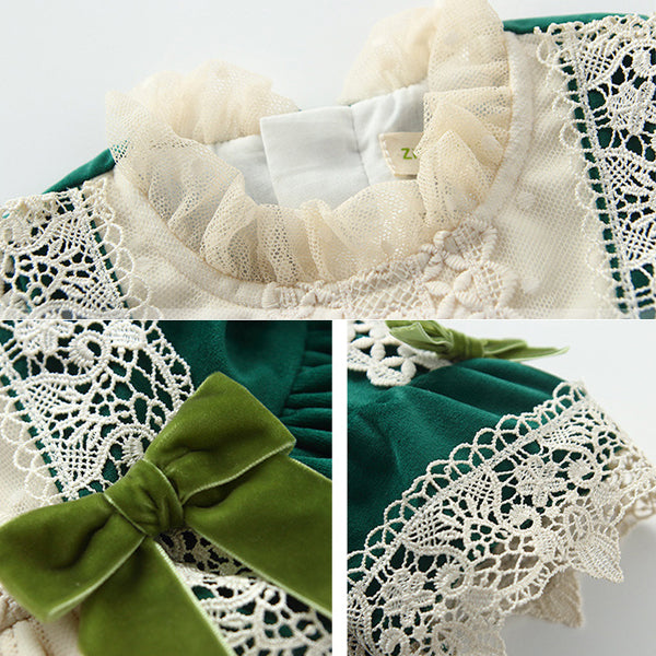 Robe de première communion pour bébé fille, robe de soirée pour tout-petits, robe de cérémonie en dentelle florale pour gâteau