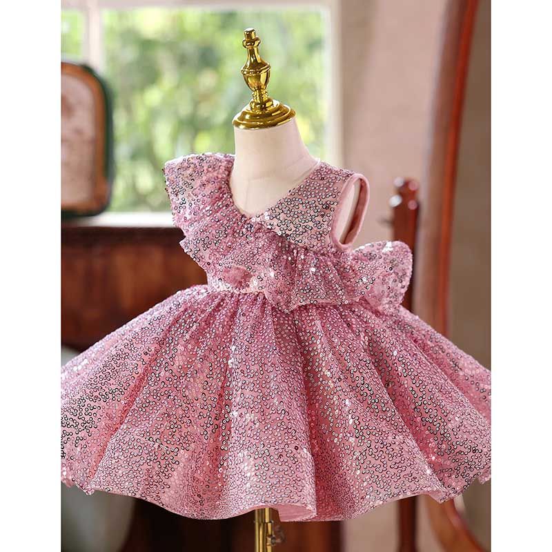 Robes de demoiselle d'honneur Robes de soirée pour filles Robes à paillettes pour filles