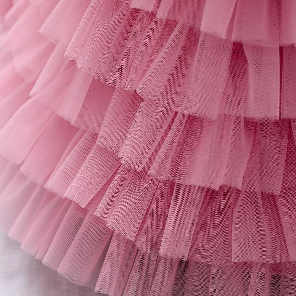 Robes de soirée d'anniversaire pour bébés filles, robe de princesse formelle moelleuse pour tout-petits