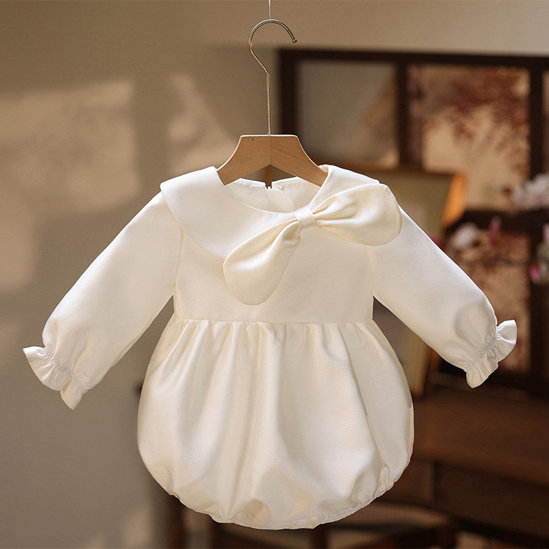 Robes de demoiselle d'honneur Robes de communion pour tout-petits Barboteuses de baptême pour tout-petits