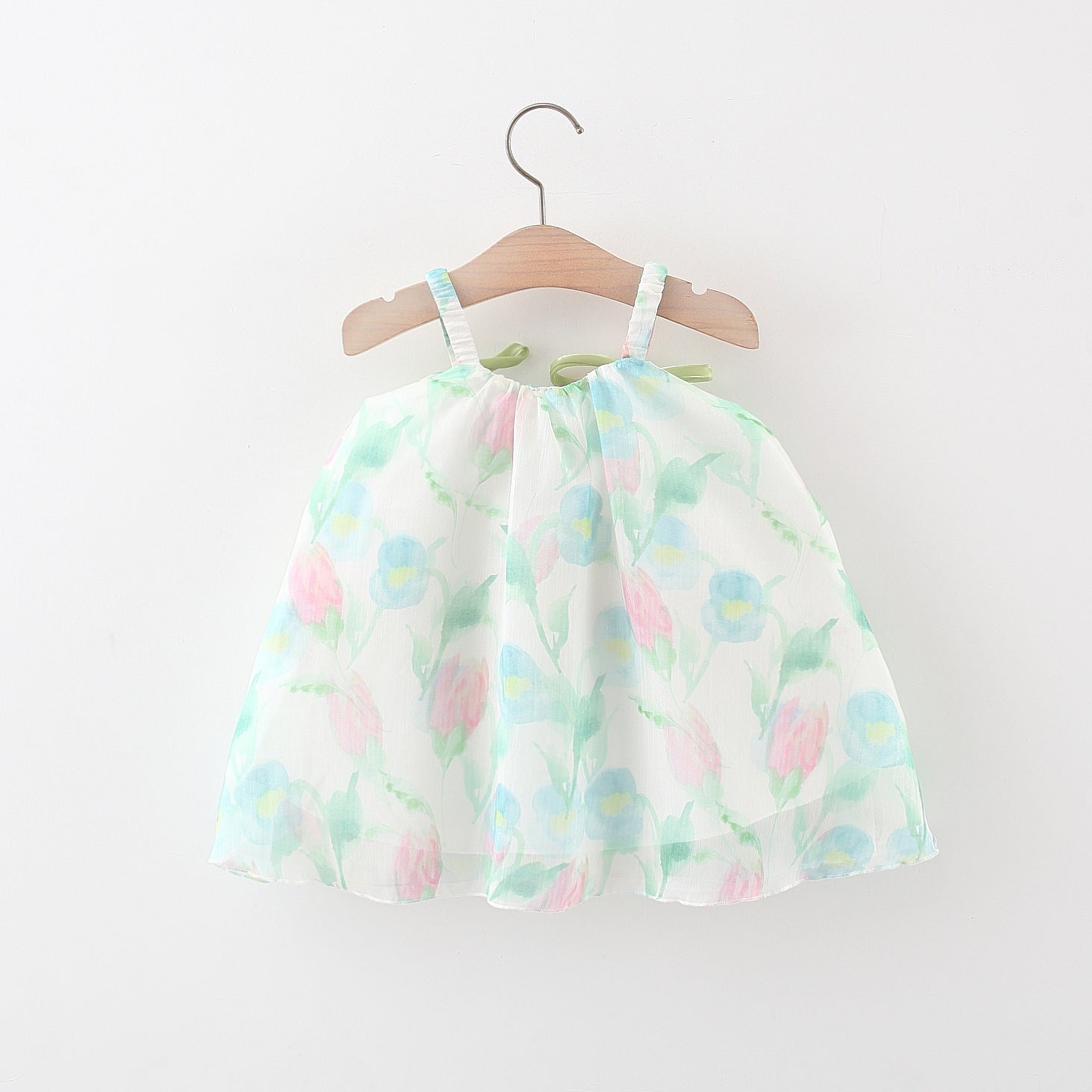 Robe de Vacances Fille Robe de Plage d'Été Fille