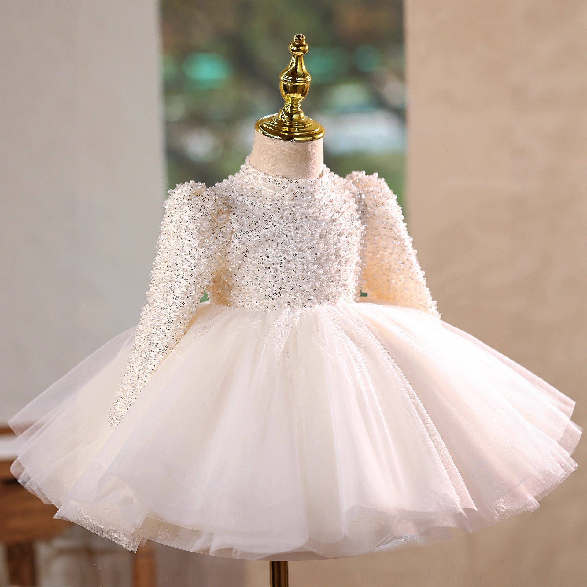 Robe de première communion pour fille, robe de baptême princesse pour fille, robes de demoiselle d'honneur