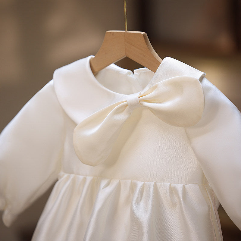Robes de demoiselle d'honneur Robes de communion pour tout-petits Barboteuses de baptême pour tout-petits