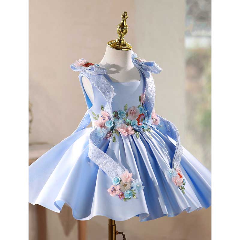 Robes de Princesse d'Anniversaire pour Fille, Robes de Fête pour Fille, Robes de Demoiselle d'Honneur pour Enfant