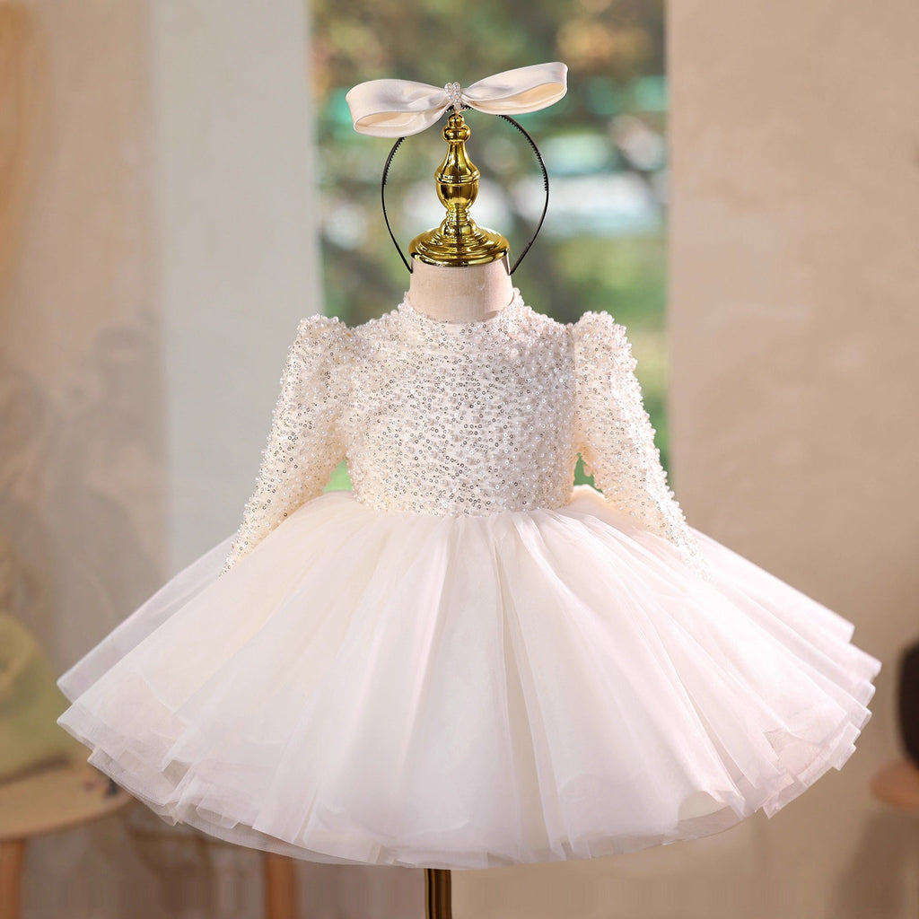 Robe de première communion pour fille, robe de baptême princesse pour fille, robes de demoiselle d'honneur