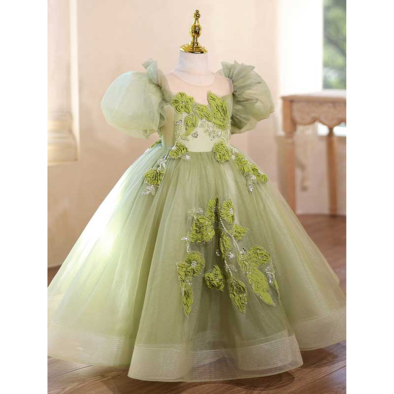Robes de princesse pour petites filles, robes de cortège pour filles, robes de bal pour tout-petits