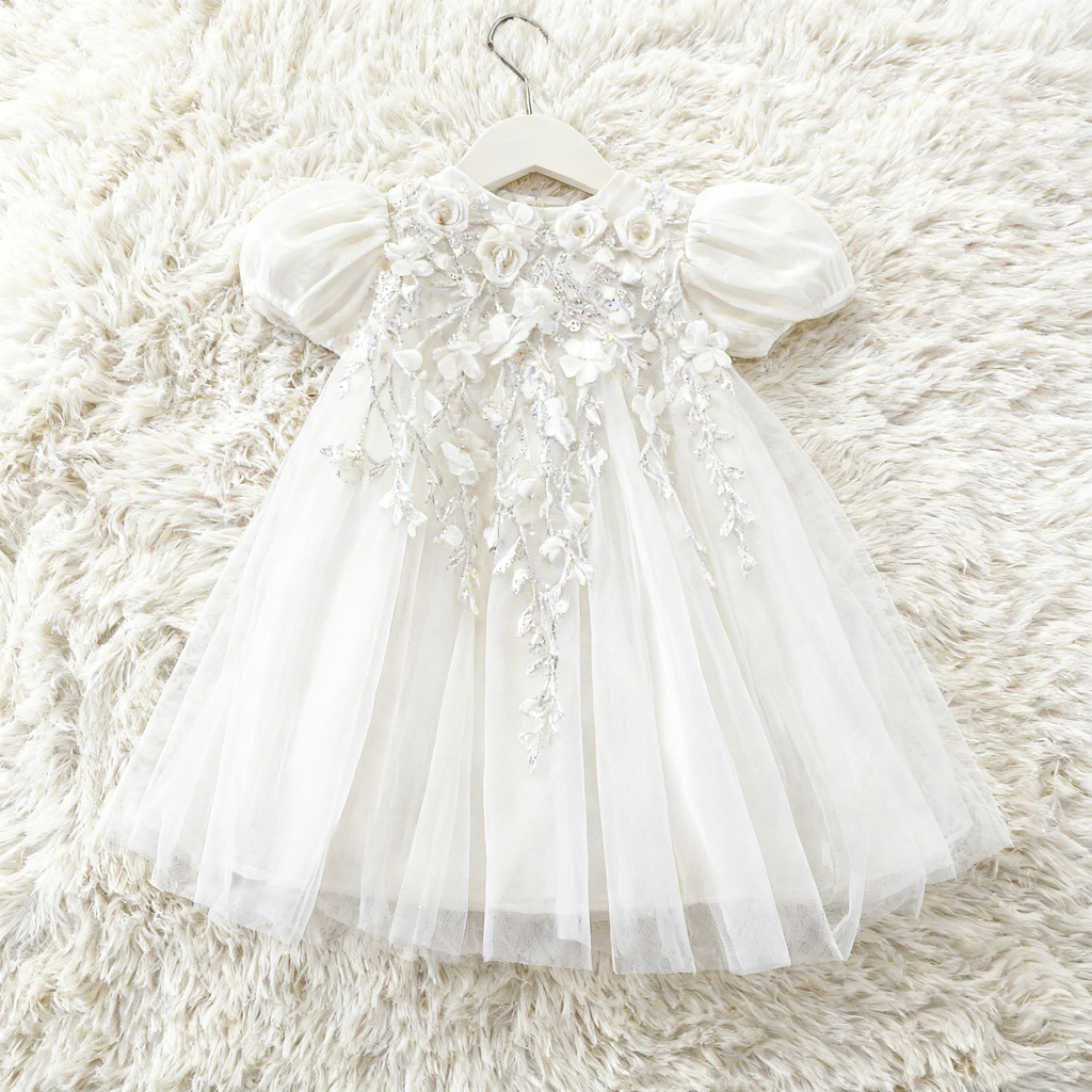 Robes de baptême pour bébé fille Robe de baptême fille Robes de cérémonie fillette
