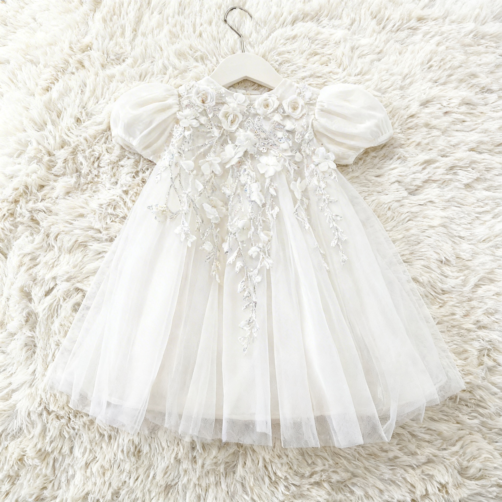 Robes de baptême pour bébé fille Robe de baptême fille Robes de cérémonie fillette