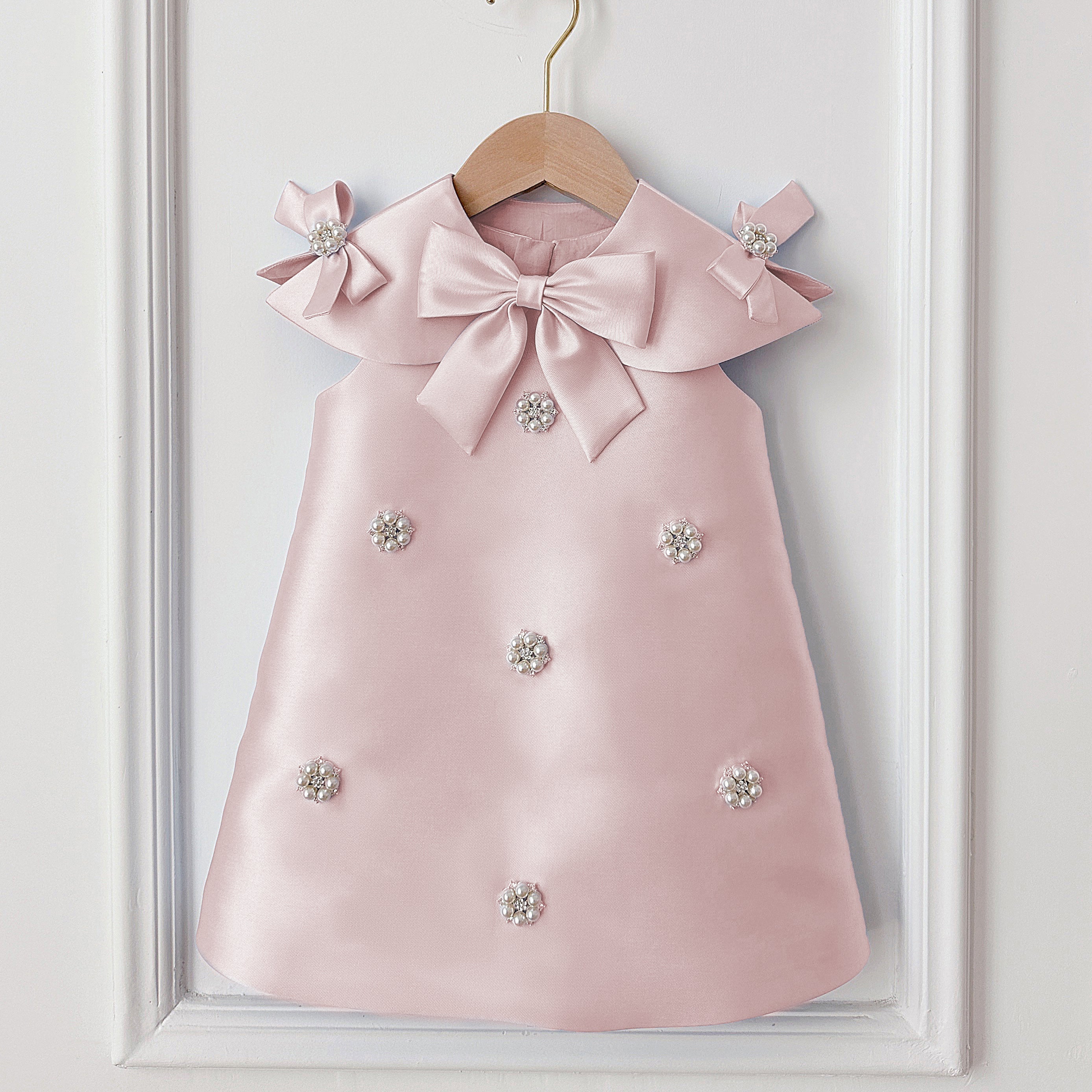 Robe de Perles Mignonne pour Bébé Fille Robe de Concours de Beauté Robes de Première Communion pour Tout-petits