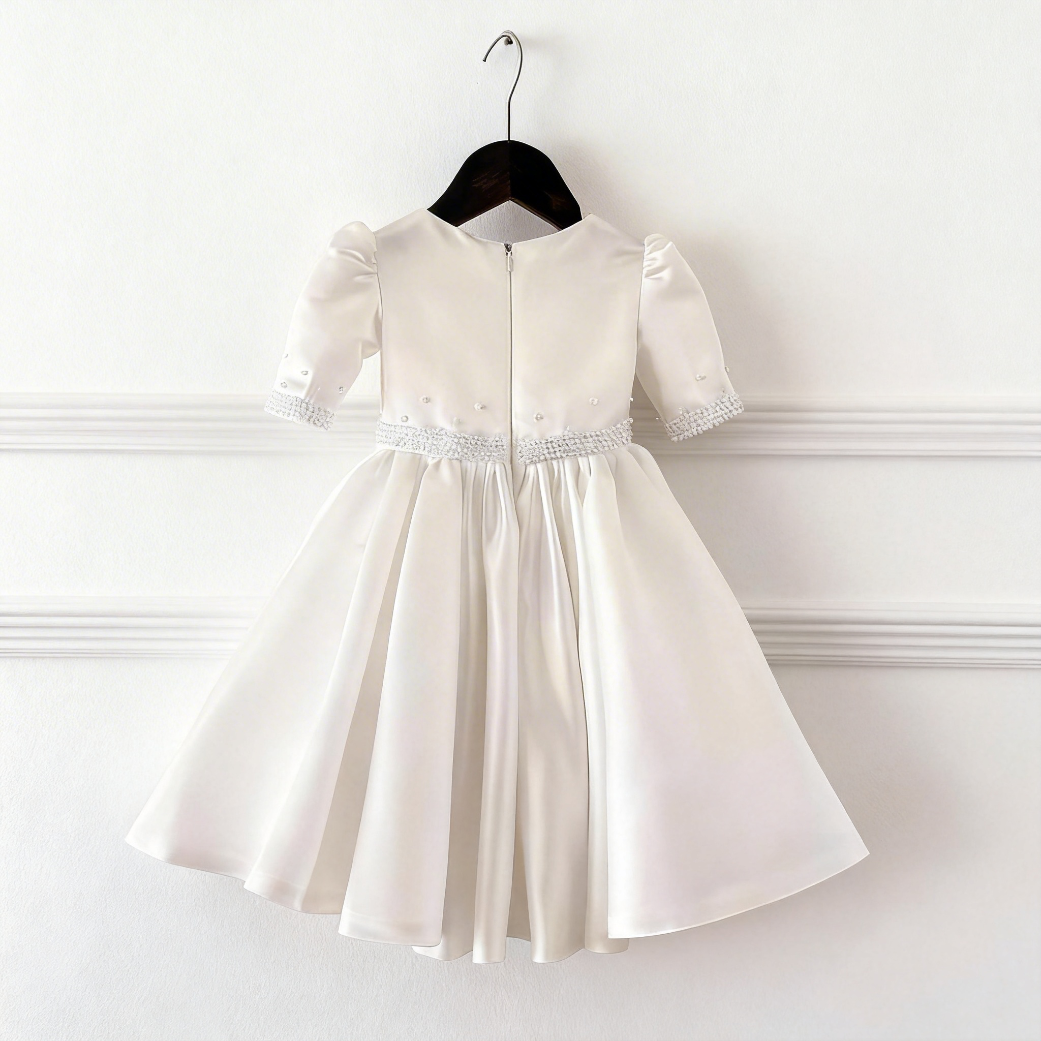 Robe de baptême blanche pour fille Robe de baptême fille Robe de cérémonie petite fille