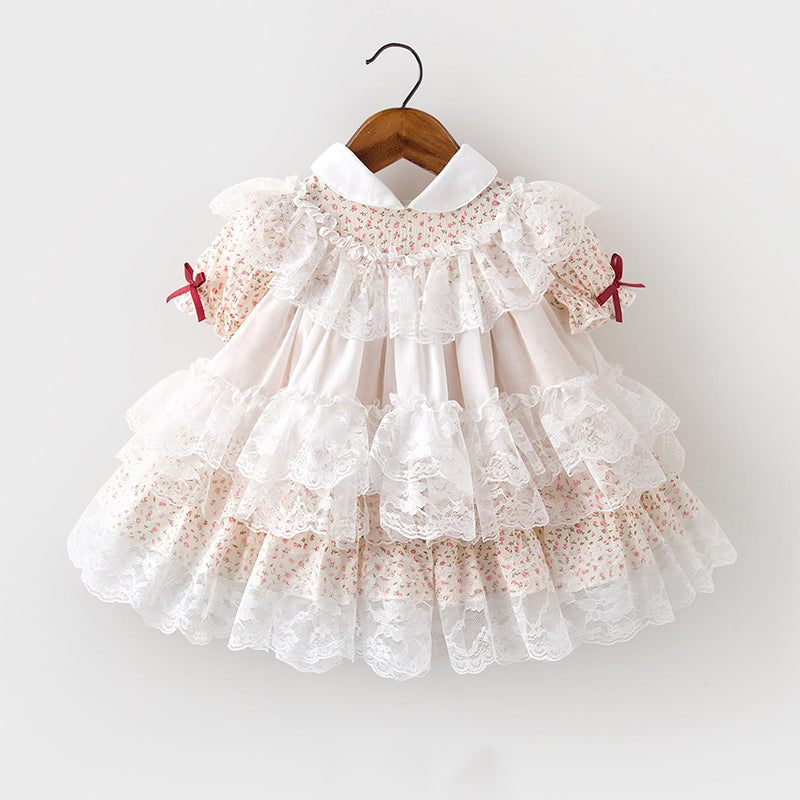 Robes de princesse élégantes et bouffantes pour bébés filles, robes de soirée vintage royales pour anniversaires de tout-petits