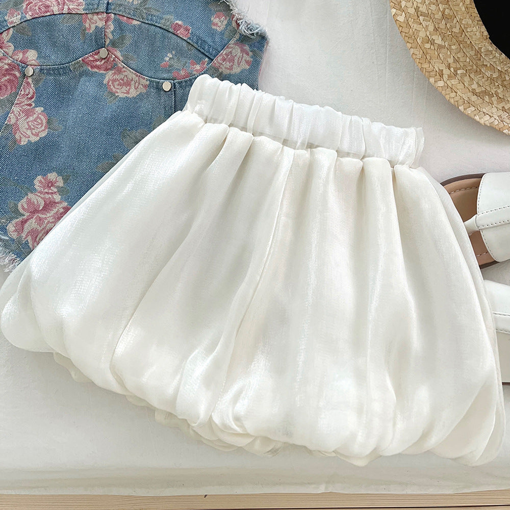 Ensemble deux pièces d'été pour filles, tenue de rentrée pour filles