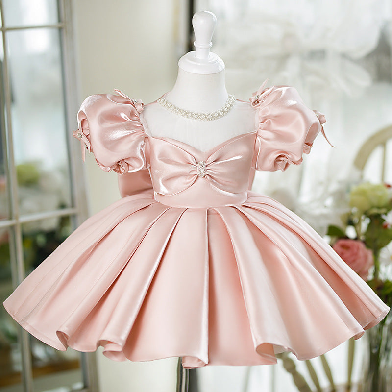 Robe de princesse mignonne pour bébé fille pour concours de beauté, robe de première communion pour tout-petit