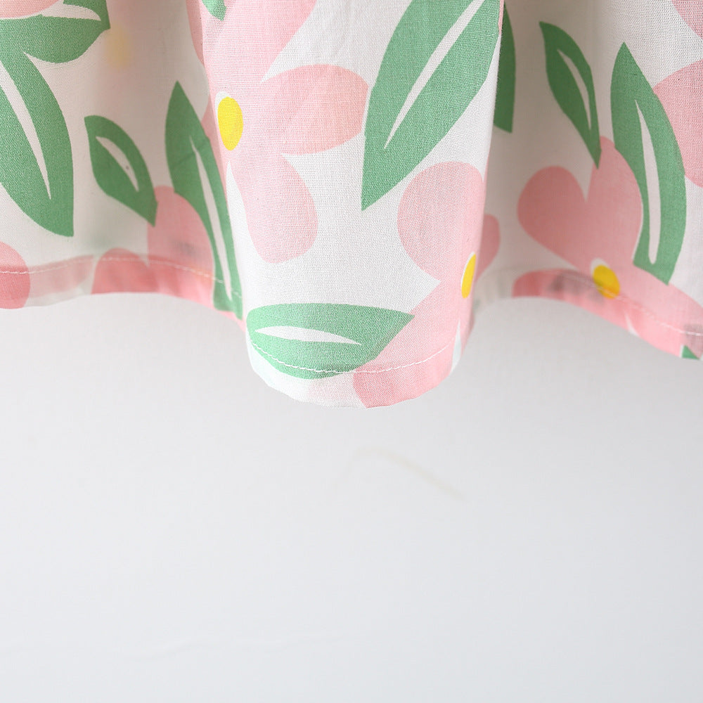 Robe fleurie de vacances pour fille Robe de soirée pour fille