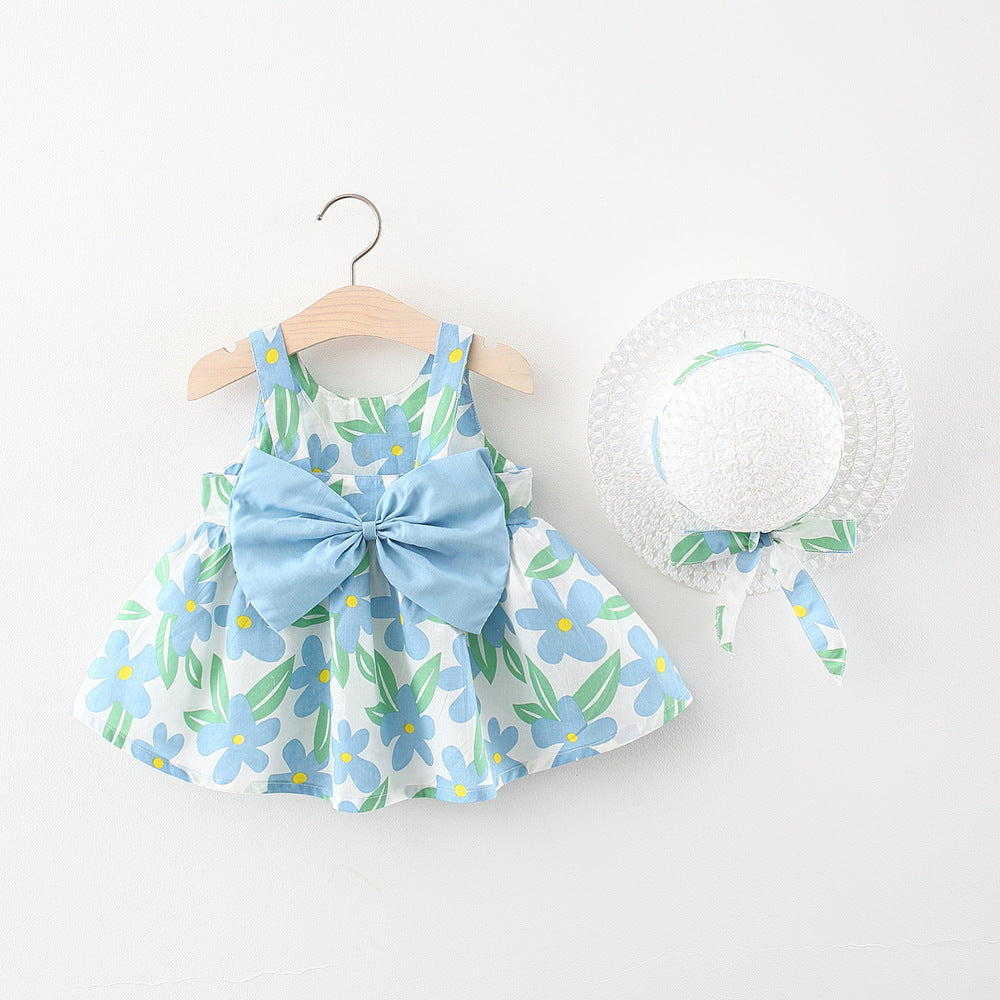 Robe fleurie de vacances pour fille Robe de soirée pour fille
