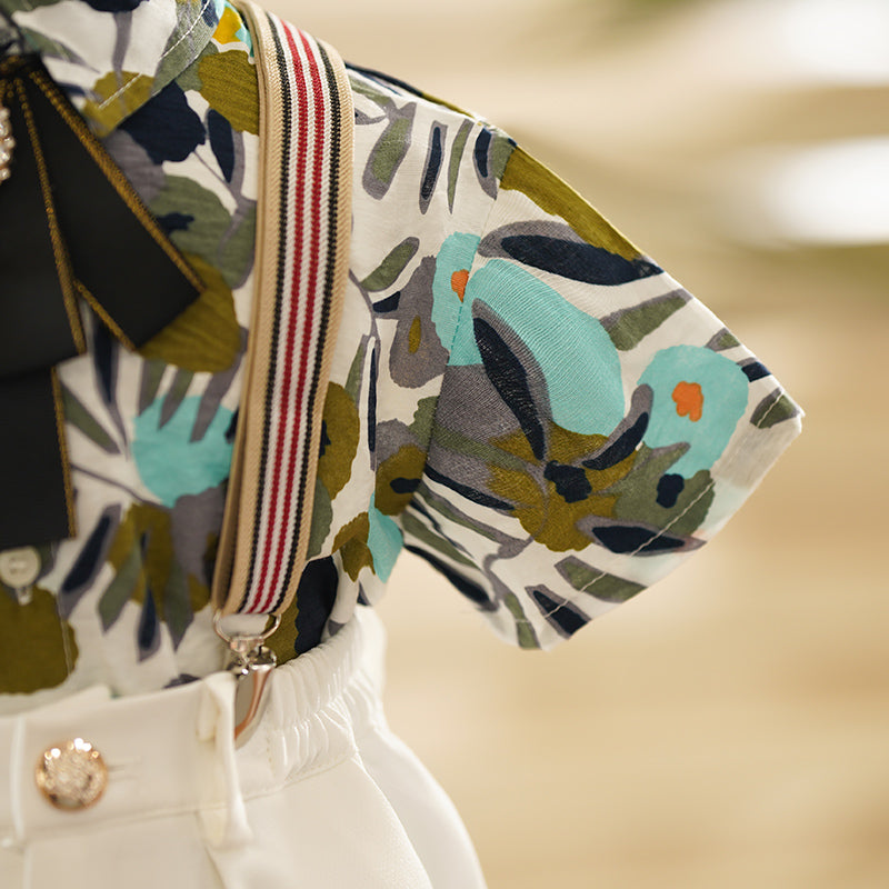 Ensemble de costume-gilet de bébé d'été pour mariage et premier anniversaire