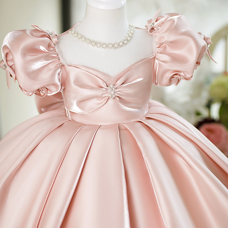 Robe de princesse mignonne pour bébé fille pour concours de beauté, robe de première communion pour tout-petit