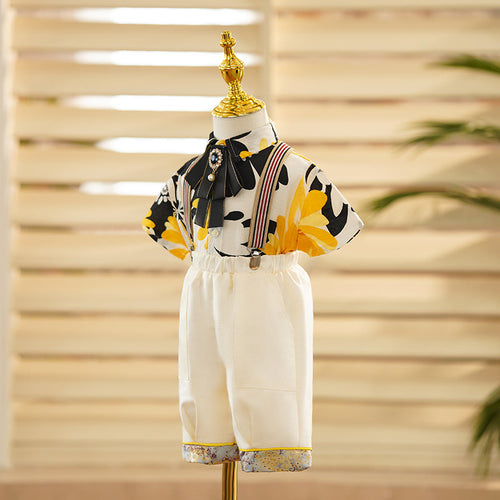 Ensemble costume gilet formel pour garçon, mignon pour l'été, anniversaire ou mariage