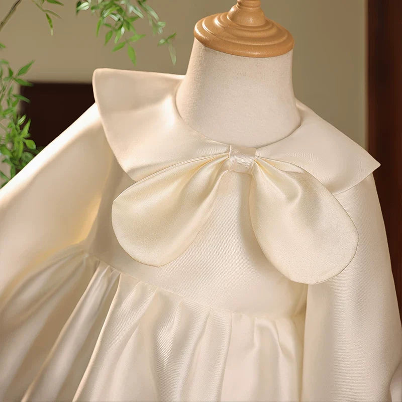 Robes de demoiselle d'honneur Robes de baptême pour filles Barboteuse de communion pour tout-petemps