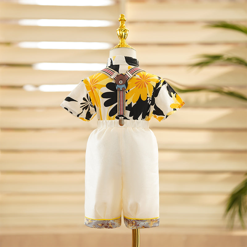 Ensemble costume gilet formel pour garçon, mignon pour l'été, anniversaire ou mariage