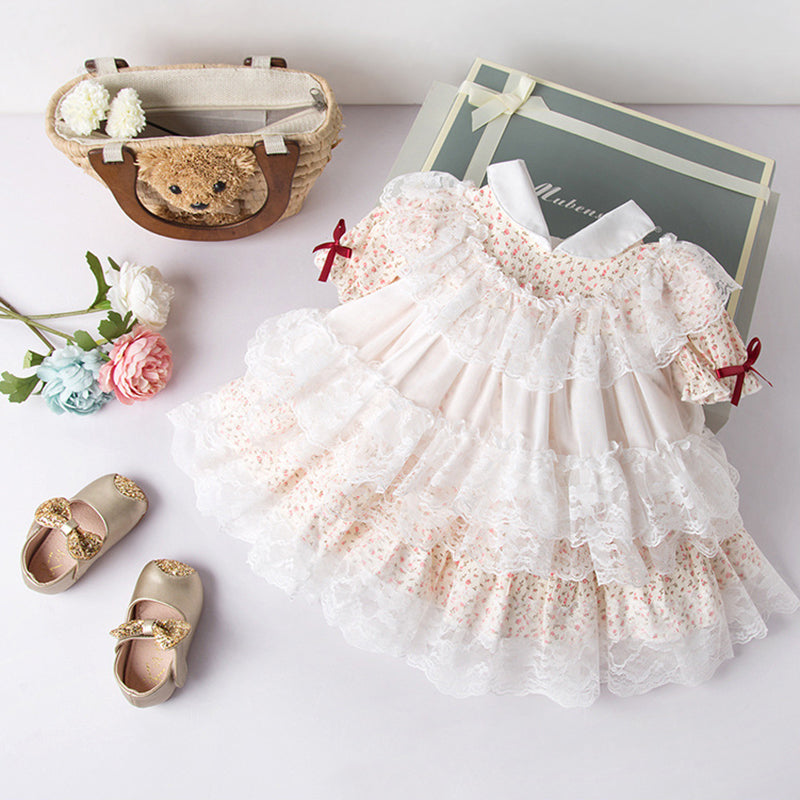 Robes de princesse élégantes et bouffantes pour bébés filles, robes de soirée vintage royales pour anniversaires de tout-petits
