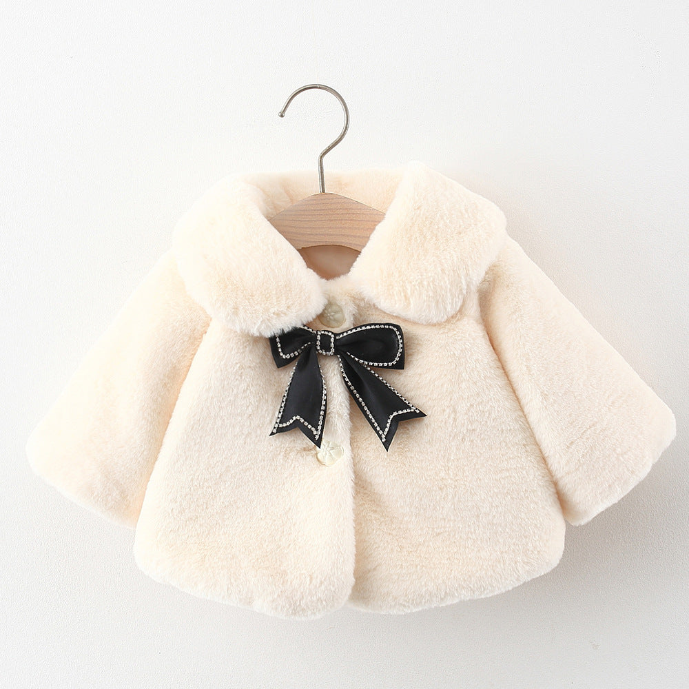Bébé Manteau Mignon Confortable Filles Tenue d'Automne pour l'école