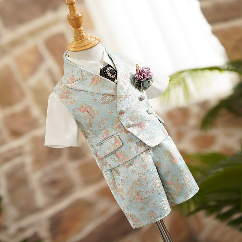 Ensemble costume de mariage formel d'été pour garçon