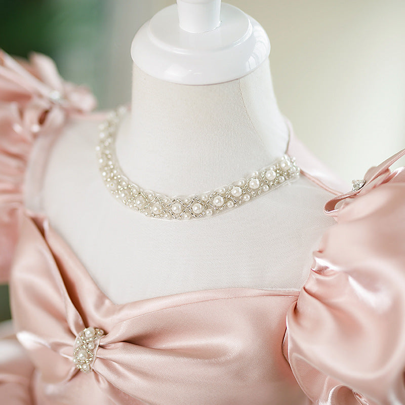 Robe de princesse mignonne pour bébé fille pour concours de beauté, robe de première communion pour tout-petit