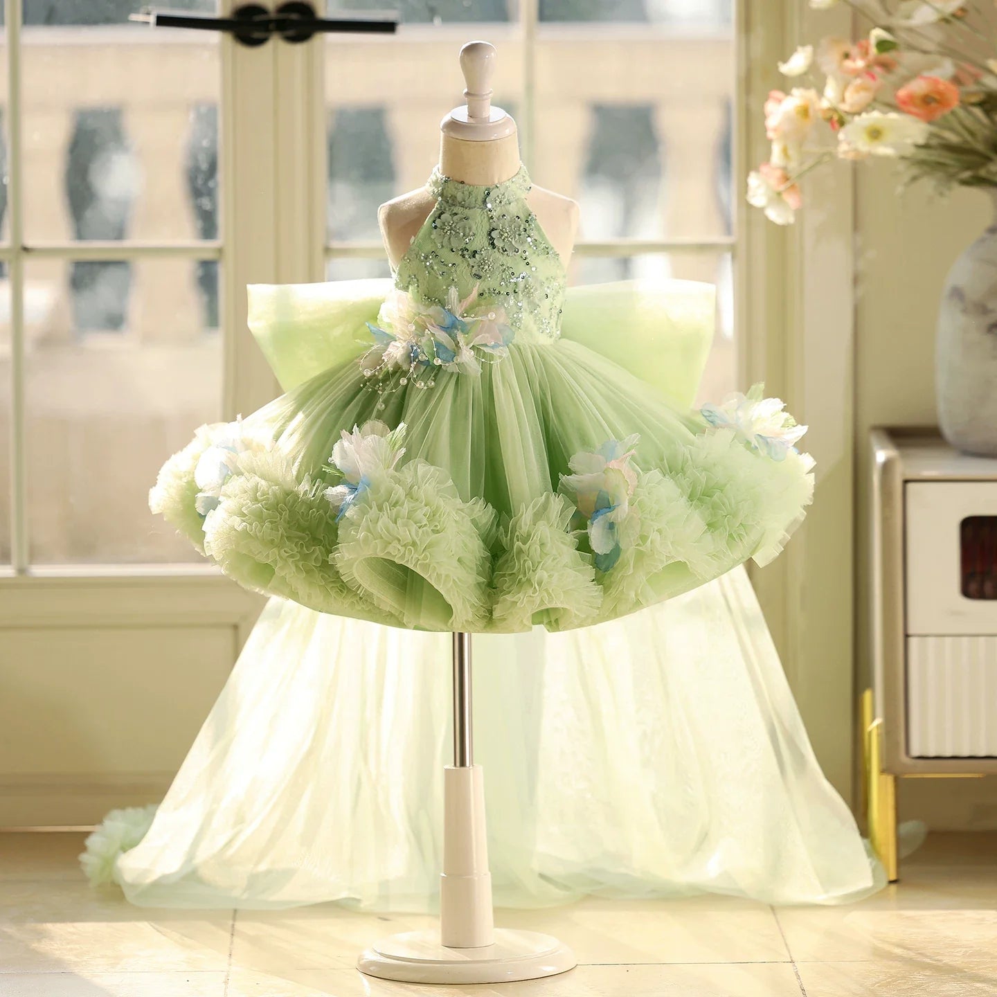Robes de soirée pour filles Robes d'anniversaire pour filles Robes de bal pour tout-petits