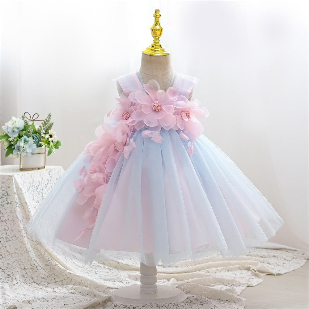 Robes élégantes de concours de beauté pour bébés filles Robes de baptême pour tout-petages