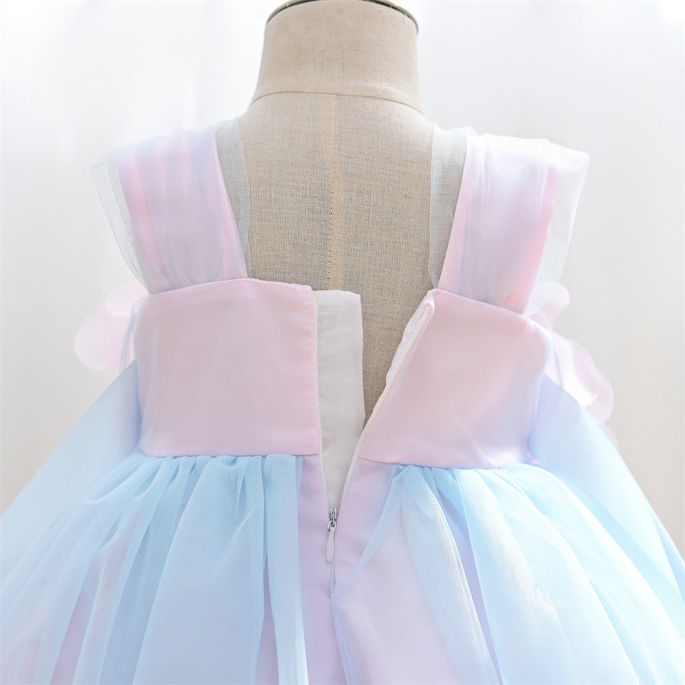 Robes élégantes de concours de beauté pour bébés filles Robes de baptême pour tout-petages