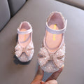 Chaussures d'été pour filles, chaussures de princesse avec nœud papillon et diamants pour anniversaire