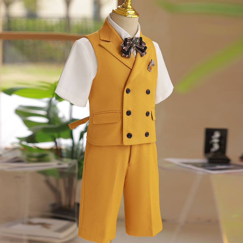 Ensemble Costume Mariage d'Été Garçons Tendance