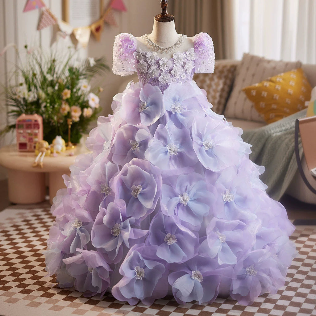 Robes d'anniversaire pour filles Robes de soirée pour filles Robes de bal pour tout-petits