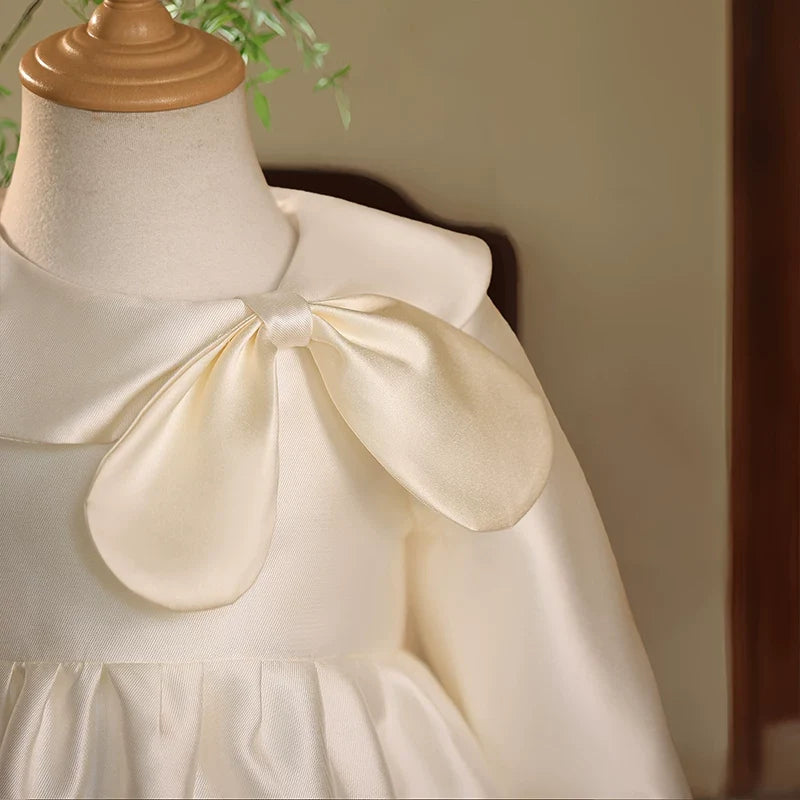 Robes de demoiselle d'honneur Robes de baptême pour filles Barboteuse de communion pour tout-petemps