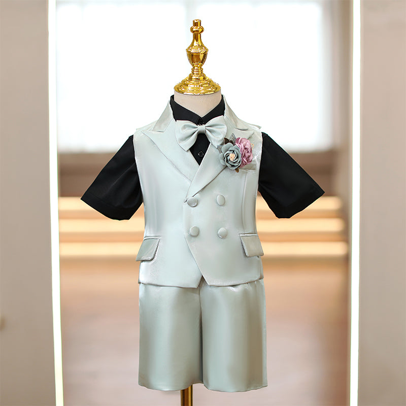 Ensemble costume gilet pour garçon - mariage, anniversaire