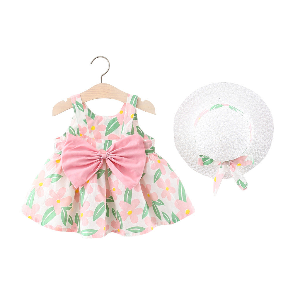 Robe fleurie de vacances pour fille Robe de soirée pour fille