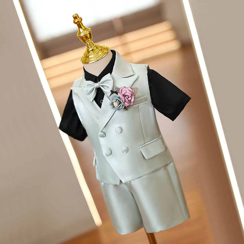 Ensemble costume gilet pour garçon - mariage, anniversaire