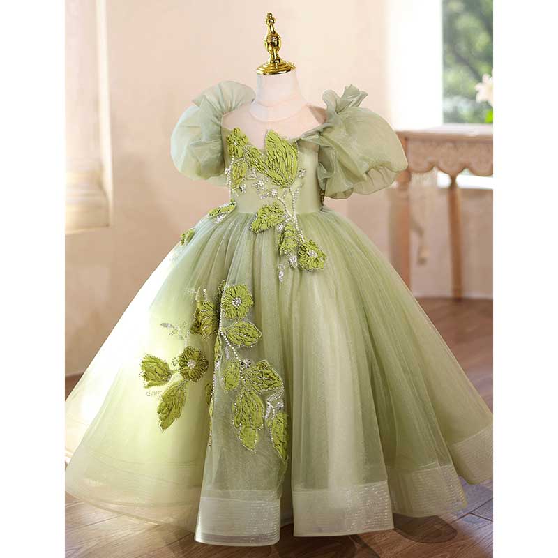 Robes de princesse pour petites filles, robes de cortège pour filles, robes de bal pour tout-petits