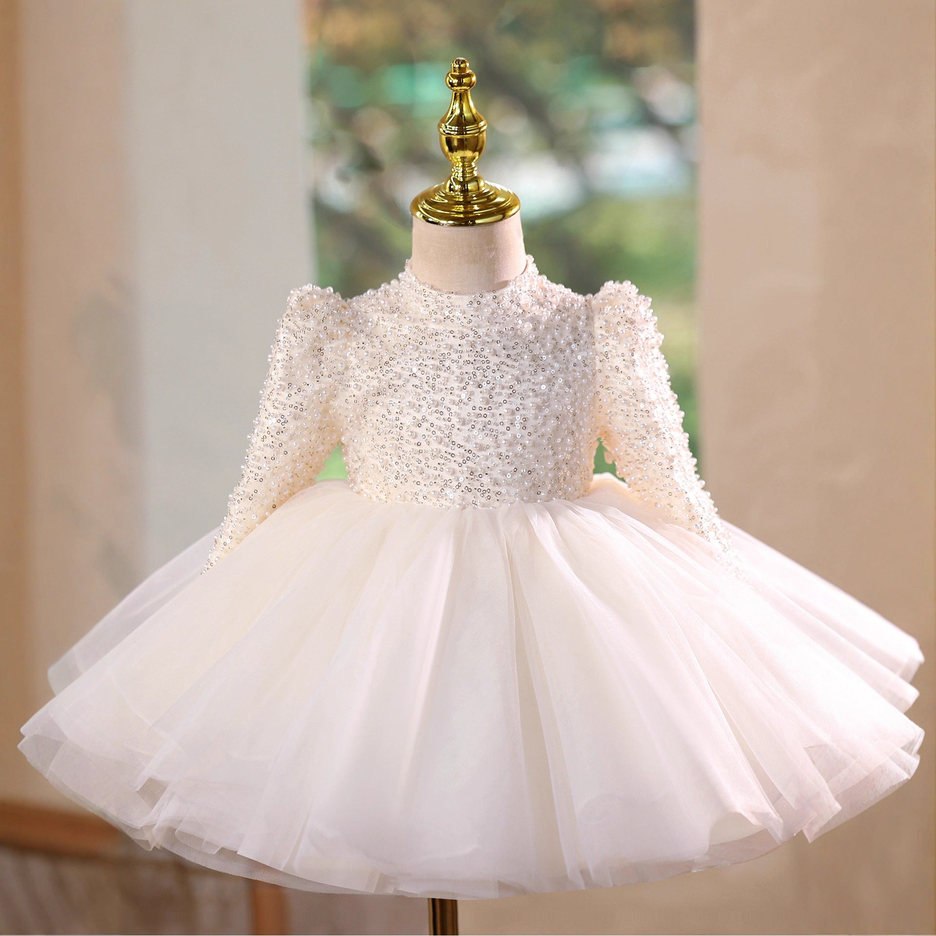 Robe de première communion pour fille, robe de baptême princesse pour fille, robes de demoiselle d'honneur
