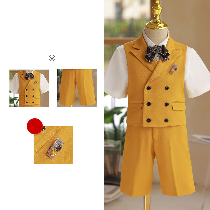Ensemble Costume Mariage d'Été Garçons Tendance
