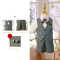 Costume d'été garçon, mariage, anniversaire, fête, gilet, costume