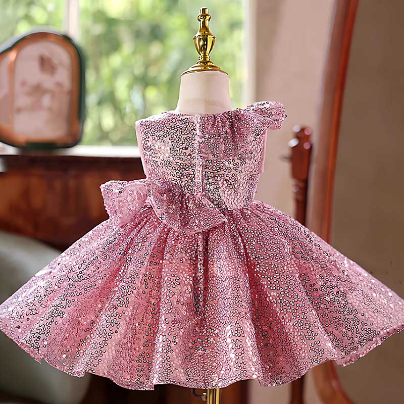 Robes de demoiselle d'honneur Robes de soirée pour filles Robes à paillettes pour filles
