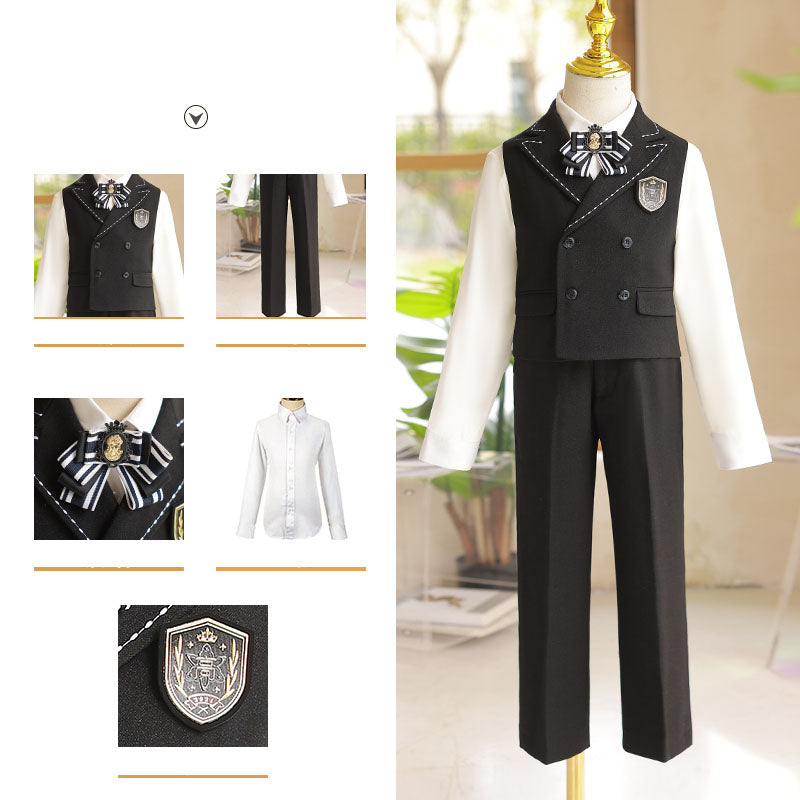 Ensemble gilet-costume d'été pour garçon (mariage ou anniversaire)