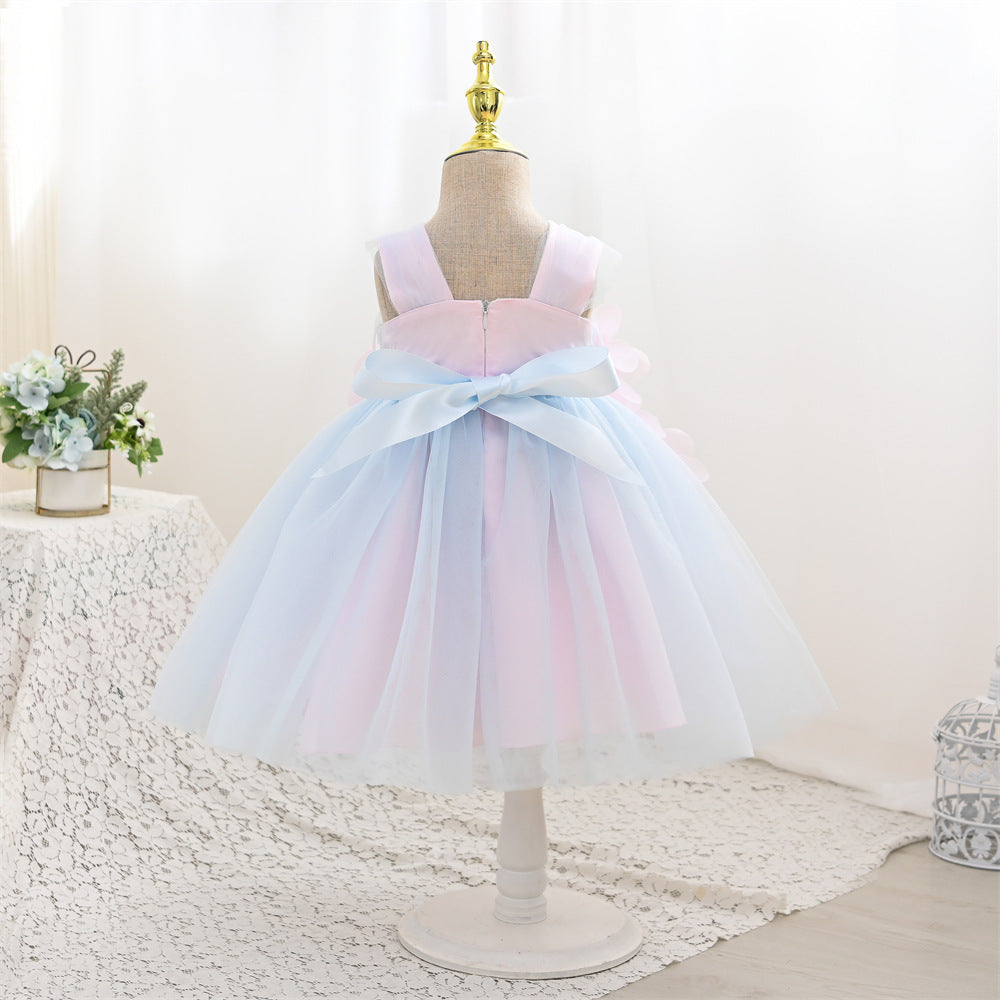 Robes élégantes de concours de beauté pour bébés filles Robes de baptême pour tout-petages